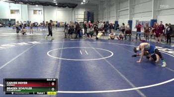 133 lbs Champ. Round 2 - Carver Moyer, Norwich vs Braden Schuyler, Elizabethtown