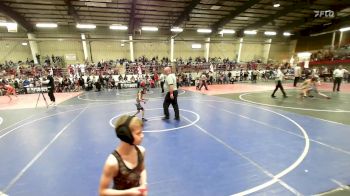 54 lbs Consi Of 8 #1 - Jaxon Parks, Bayfield vs Skysun Manning, Aztec YW