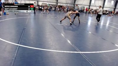 Silver 141 lbs Cons. Round 3 - Matt Lucansky, Augustana (IL) vs Bryce Edwards, Quincy