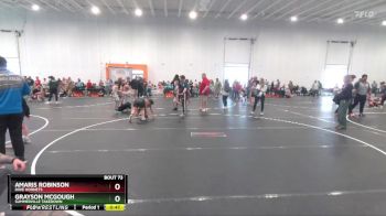 115 lbs 1st Place Match - Grayson McGough, Summerville Takedown vs Amaris Robinson, Dixie Hornets