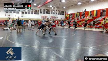 High School - 156 lbs 7th Place - Alejandro Casarrubias, Morris Hills vs Anthony Mateo, South Plainfield