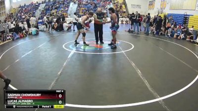 175 lbs Quarters & Wb (16 Team) - Sadman Chowdhury, Alpha WC vs Lucas Almagro, Soldier City Lions Den