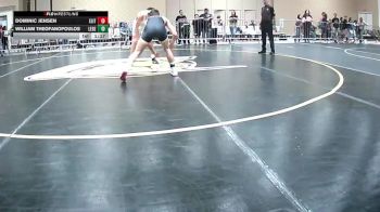 156 lbs Round Of 64 - Dominic Jensen, Elite Force WC vs William Theofanopoulos, Legends Of Gold LV
