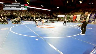 126 Class 2 lbs 3rd Place Match - Steven Buddemeyer, Owensville vs Lawson Francis, Savannah