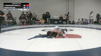 79 kg Cons. Rd Of 64 - Christopher Mance III, Dragon Wrestling Club vs Gunnar Mullen, Viking RTC