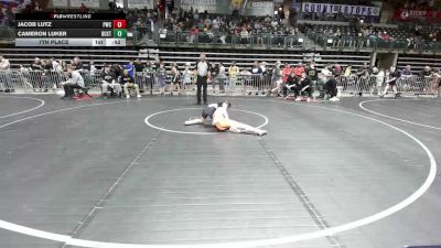 80 lbs 7th Place - Jacob Lutz, Pwc vs Cameron Luker, Buxton (NJ)