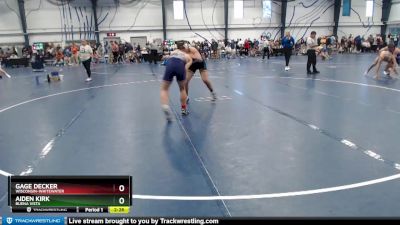 Silver 165 lbs Cons. Round 4 - Aiden Kirk, Buena Vista vs Gage Decker, Wisconsin-Whitewater