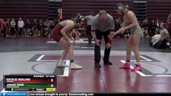 121-122A 1st Place Match - Jordin Derr, Independence vs Natalie Hedlund, Marion