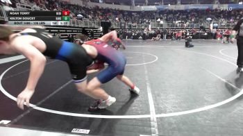 135 lbs Semifinal - Noah Terry, Rebel WC vs Kelton Doucet, Kansas Young Guns