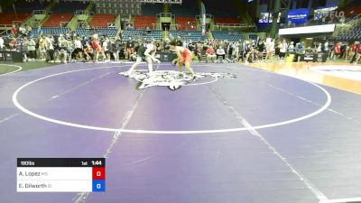 190 lbs Cons 64 #2 - Adrian Lopez, MD vs Elijah Dilworth, ID