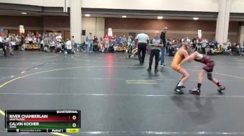 85 lbs Quarterfinal - Calvin Kocher, SHWA vs River Chamberlain, Unattached