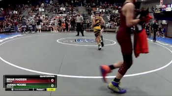 80-87 lbs Quarterfinal - Briar Madden, Rolla vs Jaiden Moore, Sedalia