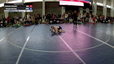 56 lbs Cons. Semis - Hudson Brandt, Nevada vs Nixon Potter, Wyoming
