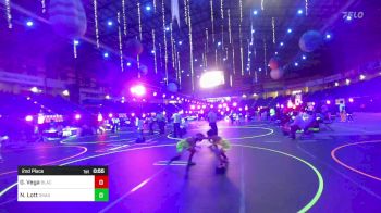 65 lbs 2nd Place - Gustavo Vega, Black Flag Wr Ac vs Nicolas Lott, Dragon Wrestling Club