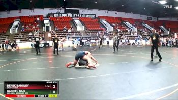 189 lbs Cons. Round 5 - Gabriel Gair, Michigan Grappler RTC vs Derek Badgley, Unattached