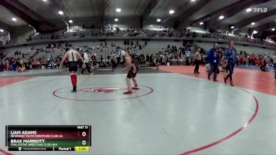 110 lbs Cons. Round 5 - Liam Adams, Richmond Youth Wrestling Club-AA vs Brax Marriott, Chillicothe Wrestling Club-AAA