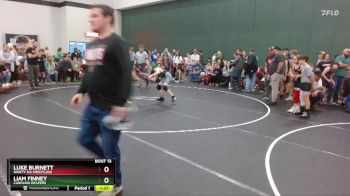 100 lbs Quarterfinal - Liam Finney, Carolina Reapers vs Luke Burnett, Ninety Six Wrestling