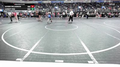 110 lbs Consi Of 8 #2 - Jaxsen Williamson, Chase County vs Jarrett Ites, Premier Wrestling Center