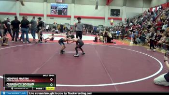 50 lbs Cons. Round 4 - Memphis Martin, Panther Paws Youth Wrestling vs Anderson Franklin, Tuscaloosa Takedown Titans