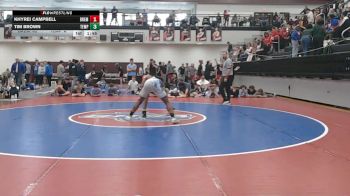 175 lbs 2nd Wrestleback (16 Team) - Khyrei Campbell, Bremen vs Tim Brown, Temple