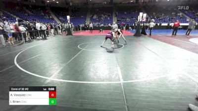 120 lbs Consi Of 32 #2 - Alexander Vasquez, Lowell vs Isaiah Brien, Concord