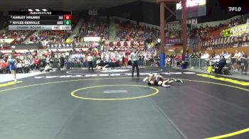 110 lbs Champ. Round 1 - Mylee Renville, Augusta HS vs Karley Holmes, Silver Lake Hs