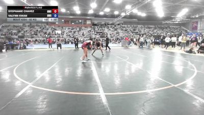 62 kg Cons. Sub-rd Of 16 - Stephanie Chavez, Menlo Wrestling Club vs Valynn Kwan, Menlo Wrestling Club