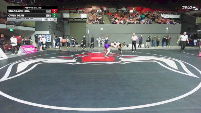 132 lbs Round Of 32 - Shadrach Jara, Bakersfield Christian vs Owen Dean, Lemoore