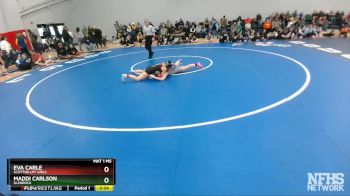 115 lbs Cons. Round 2 - Maddi Carlson, Glenrock vs Eva Carle, Scottsbluff Girls