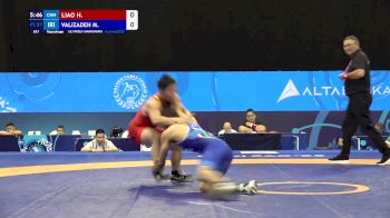57 kg Repechage #2 - Honghang Liao, China vs Milad Valizadeh, Iran
