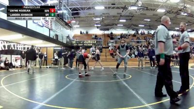 165 lbs Quarterfinal - Landen Johnson, Perry (Massillon) vs Zayne Kozelka, New Philadelphia