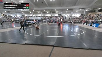 AA 144 lbs Champ. Round 1 - Ascen Petricca, Green Hill High School vs Derek Winseman, Dobyns Bennett High School