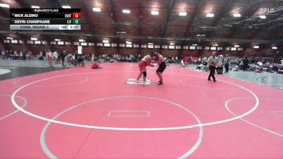 285 lbs Cons. Round 2 - Devin Champagne, St. John Fisher vs Nick Aldino, Cortland State