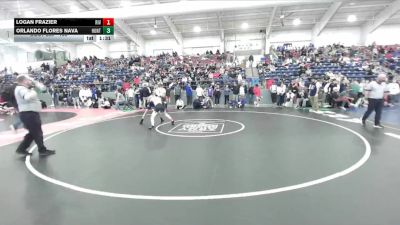 106 lbs Champ. Round 2 - Orlando Flores Nava, Hunter vs Logan Frazier, Riverton