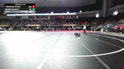 157 lbs Round Of 64 - Brandon Stowe, Treasure Valley CC vs Homer Doughty, James Madison
