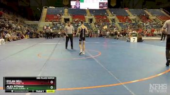 106 lbs Finals (8 Team) - Will Mosbrucker, 3-New Salem-Almont vs John Kahl, 4-Central Cass