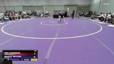 138 lbs Round 3 (8 Team) - Trey Gunderson, Minnesota Red vs Bradley Williams, Alabama