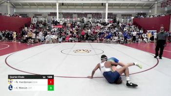 120 lbs Quarterfinal - Nolan Hardeman, Boyd Buchanon vs Xavier Mance, The Lovett School