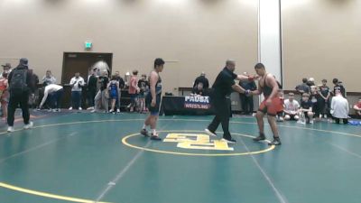 225 lbs Champ. Round 1 - Joel Medina vs Tyler Salazar, NJRTC