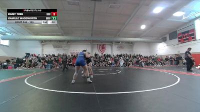 155 lbs Semifinal - Niyla Ennis, Moffat County vs Lindsey Rusin, Douglas County