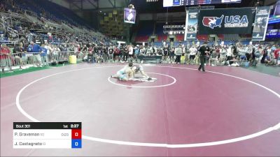 132 lbs Rnd Of 128 - Parker Graveman, SD vs Jake Castagneto, ID