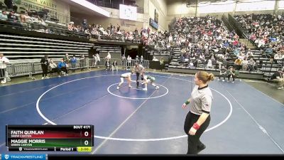 4A 115 lbs Cons. Round 1 - Maggie Morris, Green Canyon vs Faith Quinlan, Snow Canyon