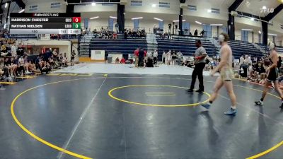 150 lbs 4th Wrestleback (16 Team) - Nathan Nielsen, Lumpkin Co. vs Harrison Chester, Gilmer County