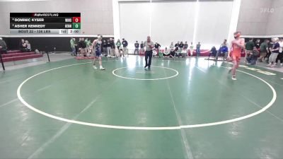 138 lbs Quarterfinal - Dominic Kyser, Winslow vs Asher Kennedy, Kennebunk