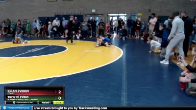 56 lbs Round 3 - Kiran Zverev, Coast vs Troy Blevins, Punisher Wrestling Company