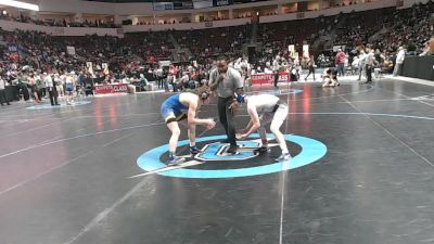 4A 150 lbs Champ. Round 1 - Kellan Ray, Bloomfield vs Kason Vanlandingham, Socorro