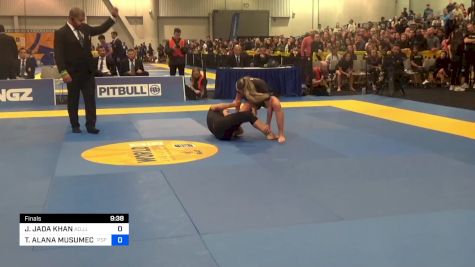 JESSAMINE JADA KHAN vs TAMMI ALANA MUSUMECI 2023 World IBJJF Jiu-Jitsu No-Gi Championship