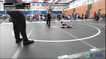 49 lbs Consi Of 8 #2 - Austin Galaviz, Tuttle Wrestling vs Xander Chaney, Tecumseh Youth Wrestling