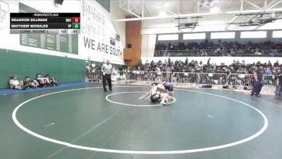 157 lbs Cons. Round 1 - Matthew Morales, Villa Park vs Brandon Silliman, Mayfair