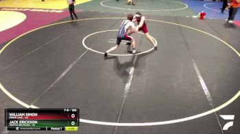 160 lbs Cons. Round 1 - William Simon, Prior Lake vs Jack Erickson, Fertile Beltrami